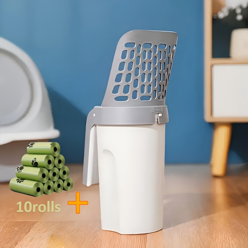 Pelle à Litière 2-en-1 Pratique pour Chats