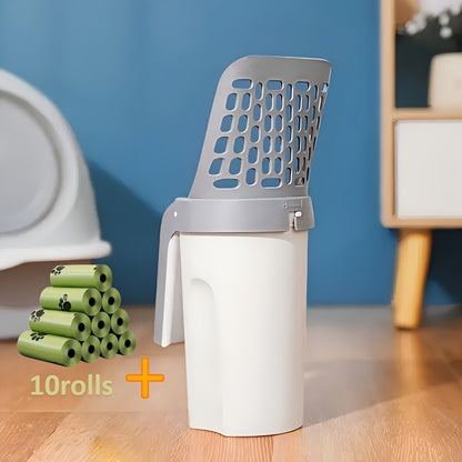 Pelle à Litière 2-en-1 Pratique pour Chats