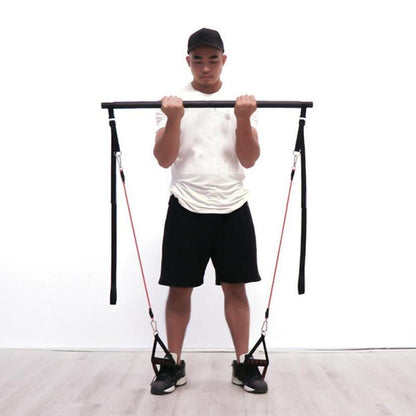 Kit de barre de Pilates avec bandes de résistance, équipement d'entraînement
