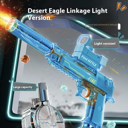 Pistolet à eau électrique avec effet de flamme