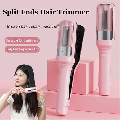 Tondeuse professionnelle pour pointes de cheveux, coupe-fourches, sèches, abîmées