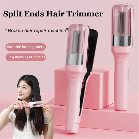 Tondeuse professionnelle pour pointes de cheveux, coupe-fourches, sèches, abîmées