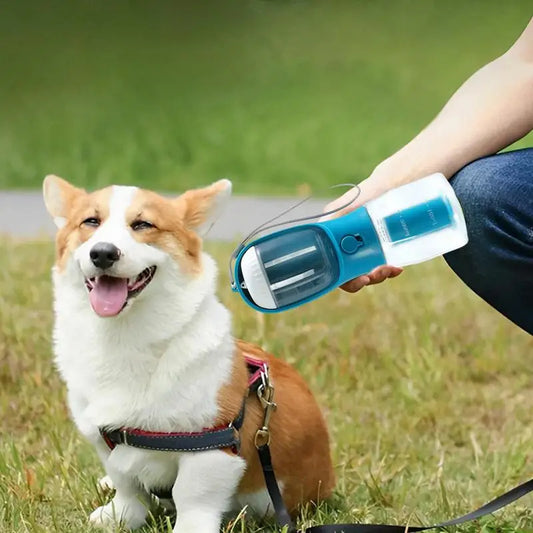 Gobelet à eau pour chien, sac poubelle portable  pour animaux de compagnie
