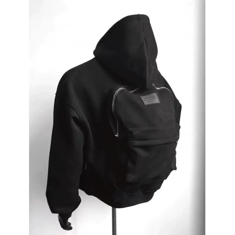 Sac d'école à dos pour homme, manteau fleuri gris
