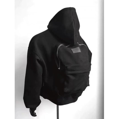 Sac d'école à dos pour homme, manteau fleuri gris
