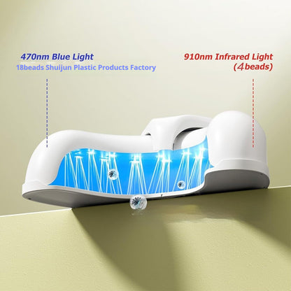 Lampe chauffante à séchage rapide  en forme de croissant