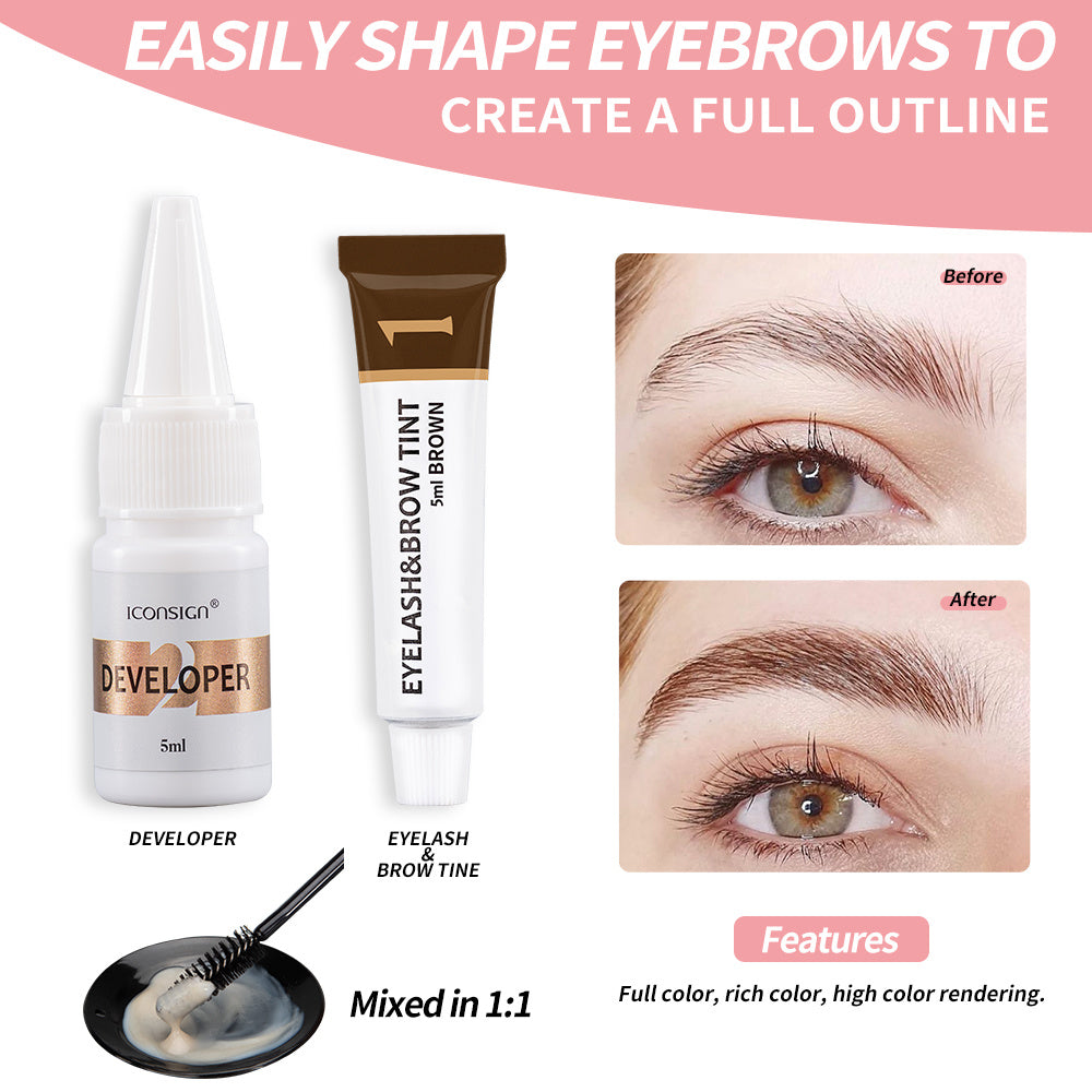 Kit de teinture  plastification des sourcils,permanente ICONSIGN Lash Lift,
