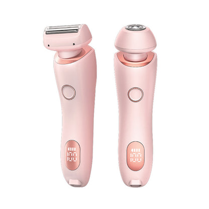 Épilateur 2 en 1 rechargeable par USB pour femmes, rasoir pour le corps