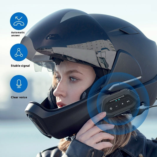 Bilateral Stereo Long Endurance Waterproof Rider Wireless Headset