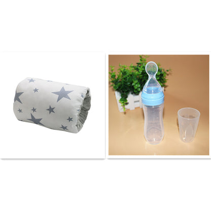 Coussin d'allaitement réglable en coton pour bébé