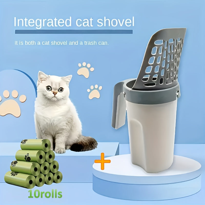 Pelle à Litière 2-en-1 Pratique pour Chats