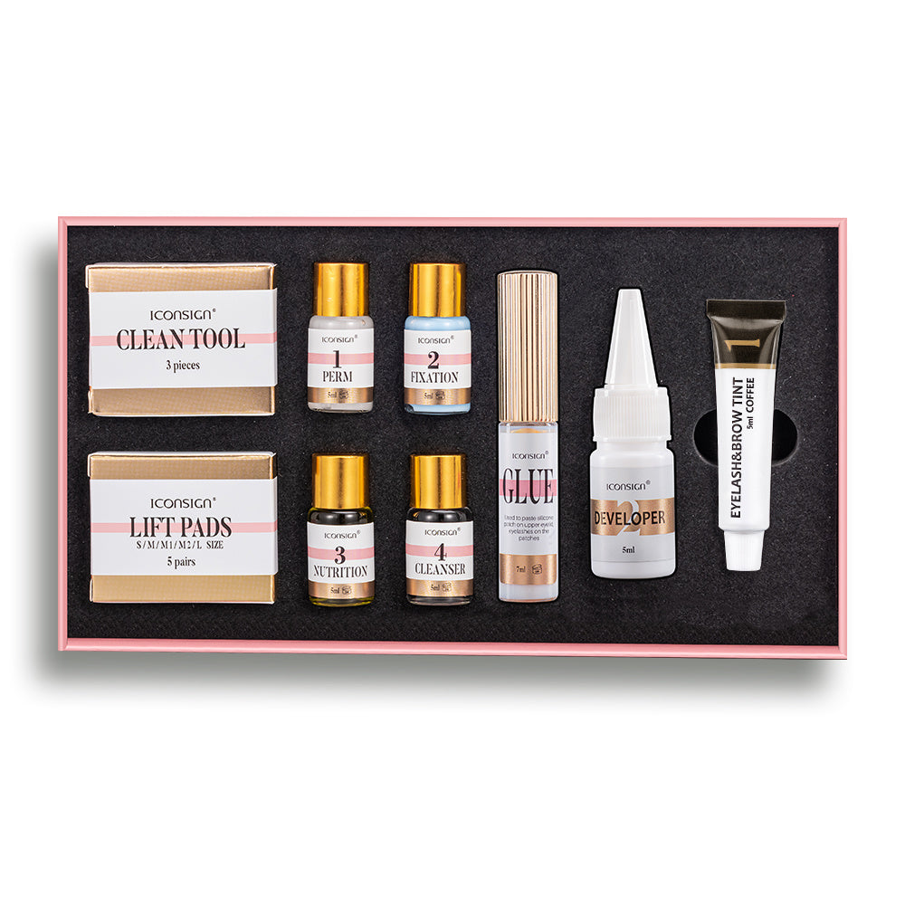 Kit de teinture  plastification des sourcils,permanente ICONSIGN Lash Lift,