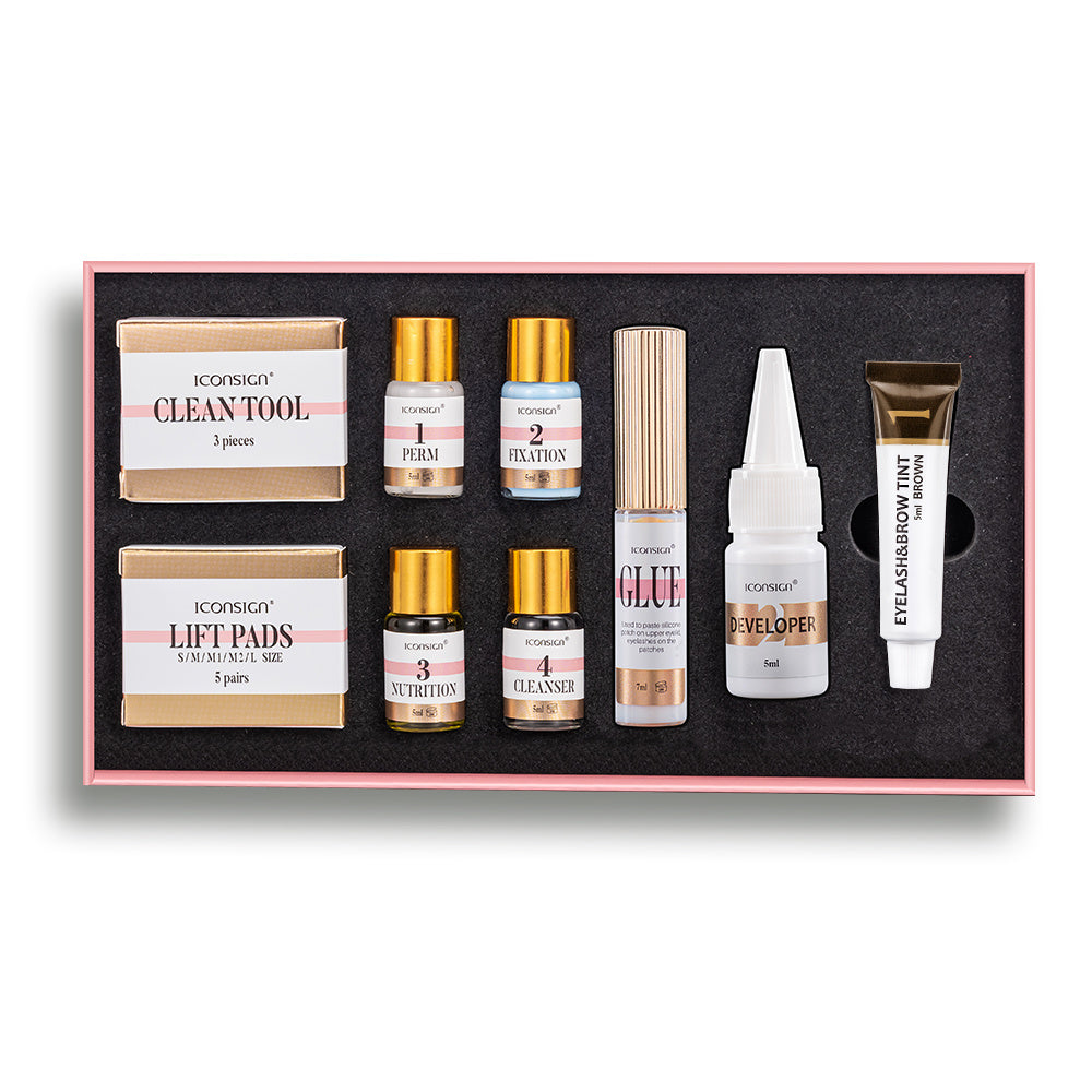 Kit de teinture  plastification des sourcils,permanente ICONSIGN Lash Lift,