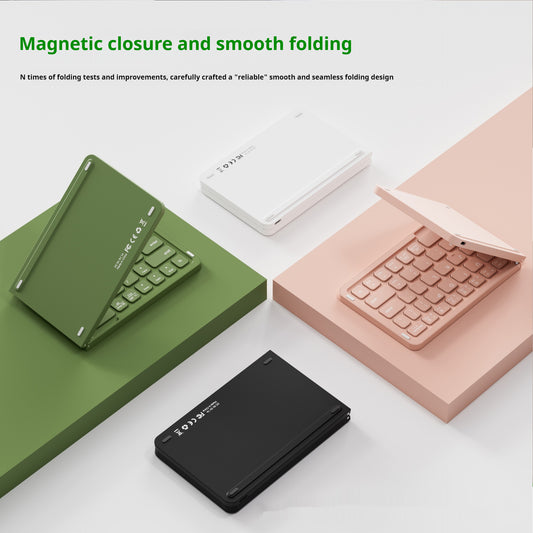 Clavier pliable double sans fil Bluetooth pour ordinateur téléphone