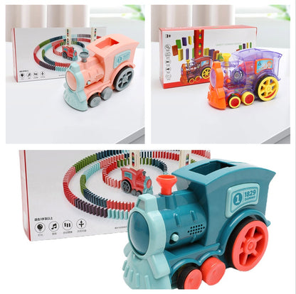 Jouets de train Domino électriques à licence automatique