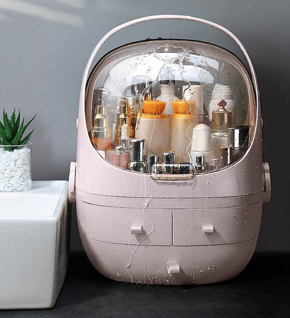 Rangement cosmétique étanche à l'eau et à la poussière