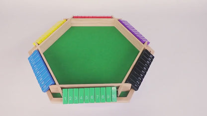 Jeu de dés Shut  6 faces colorées, jeu de mathématiques éducatif