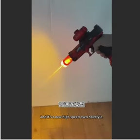 Pistolet à eau électrique avec effet de flamme