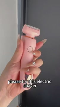 Épilateur 2 en 1 rechargeable par USB pour femmes, rasoir pour le corps